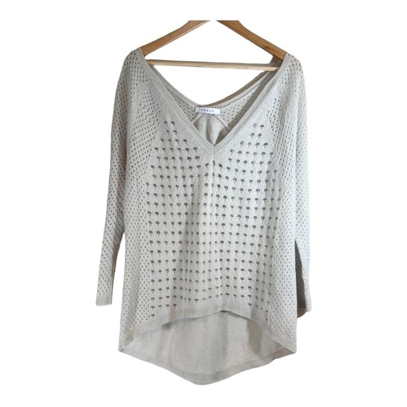 Kokun Cashmere Pointelle Sweater - Picture 1 of 6